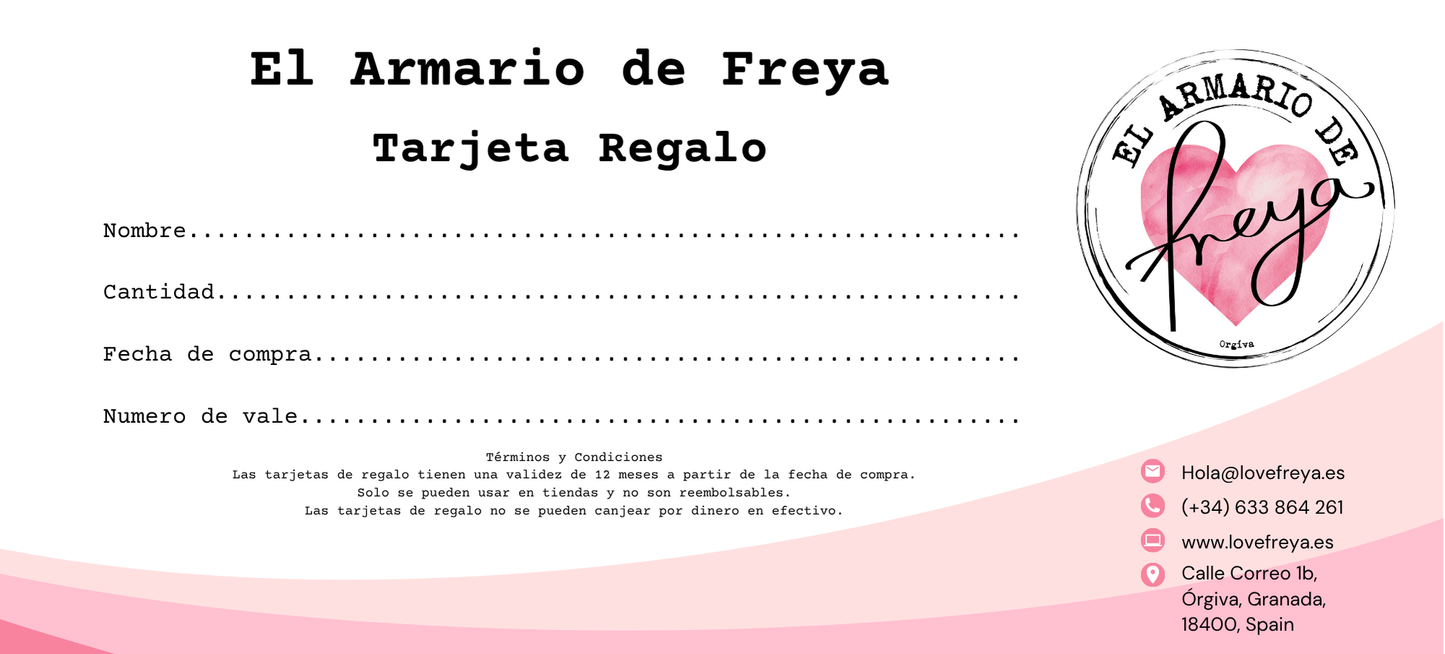 El Armario de Freya Gift Cards
