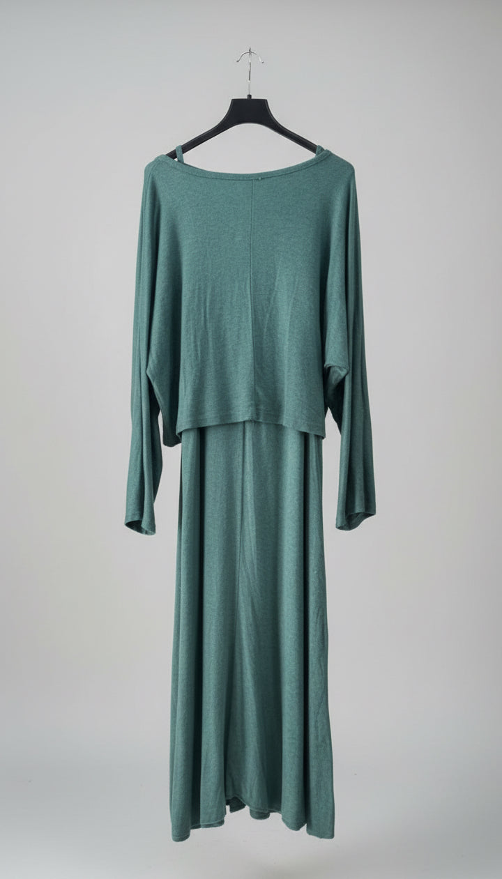 Two Piece green dress