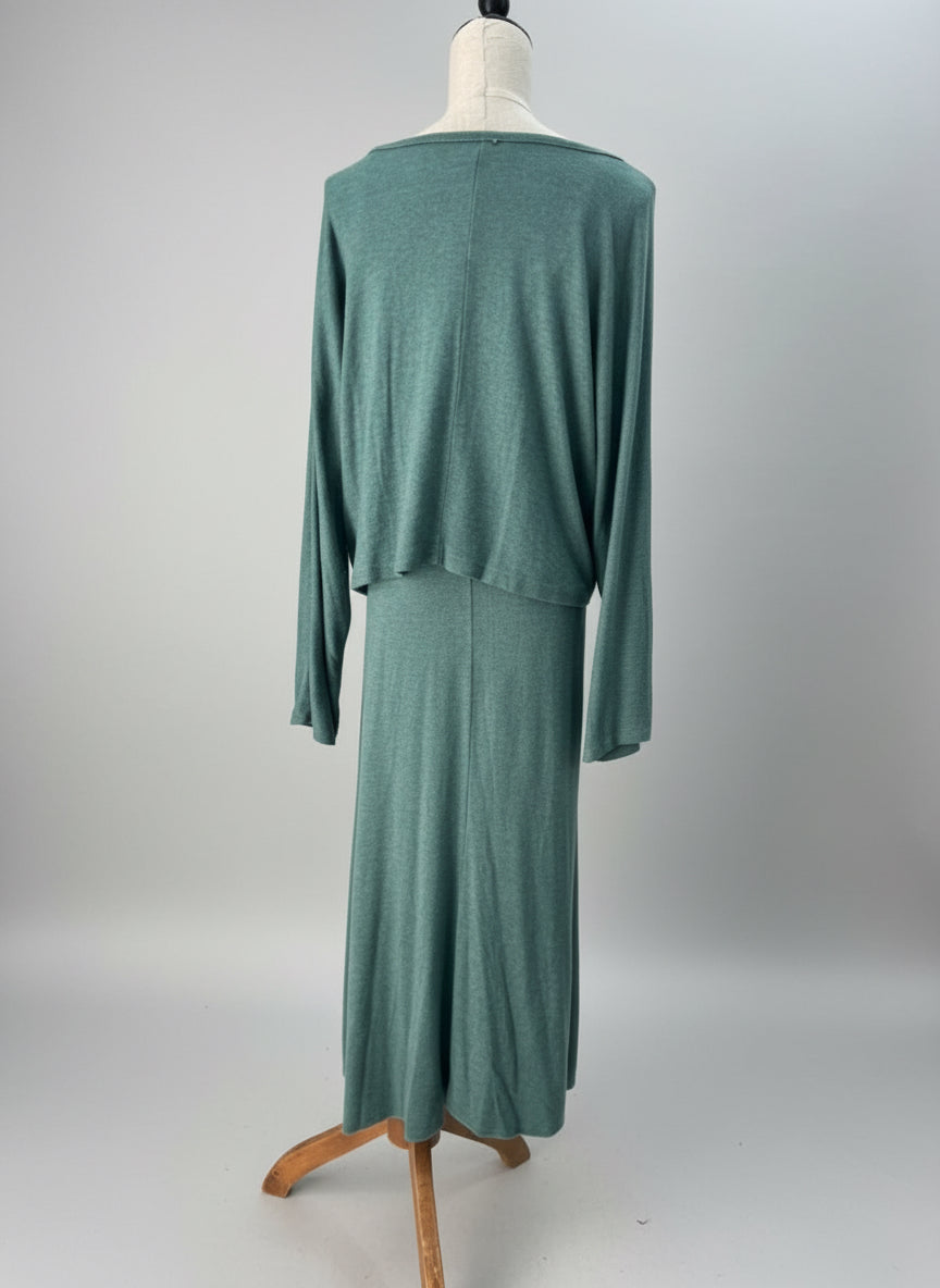 Two Piece green dress