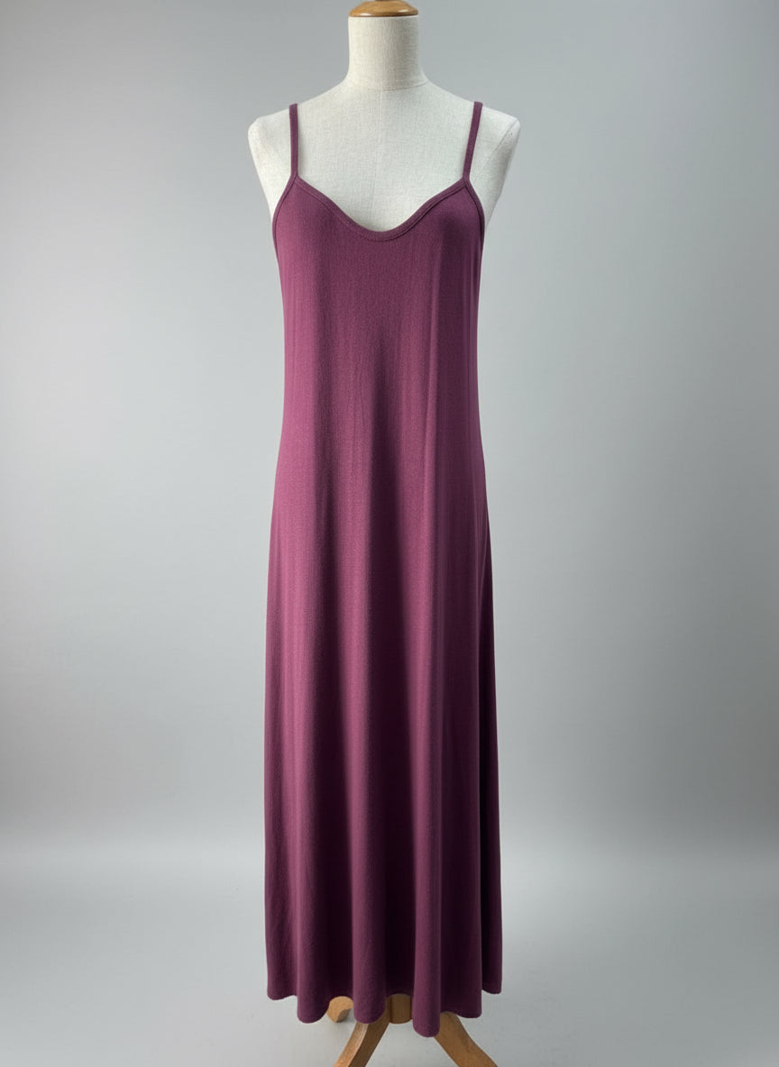 Two Piece plum dress