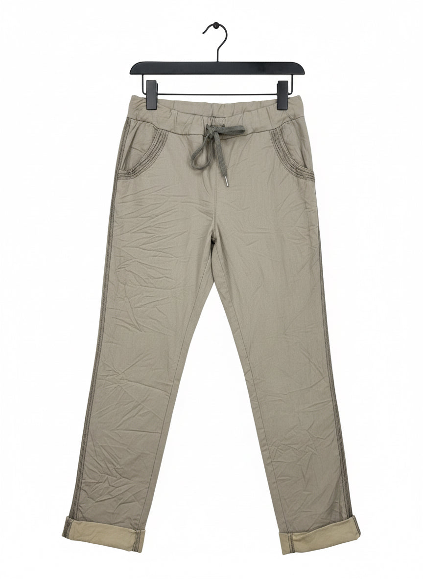 Magic Trousers Dark Beige