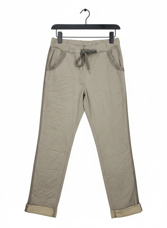 Magic Trousers Dark Beige