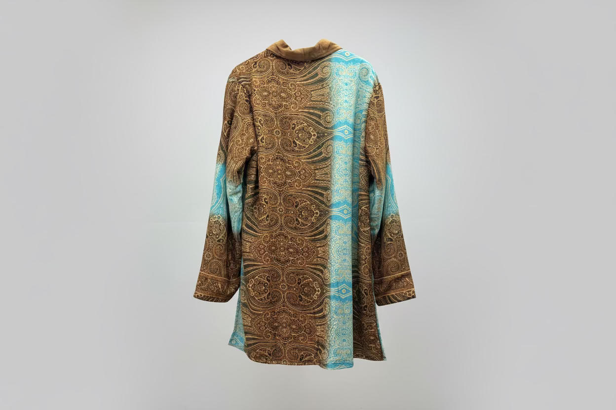 Velvet Lined Kimono Camel